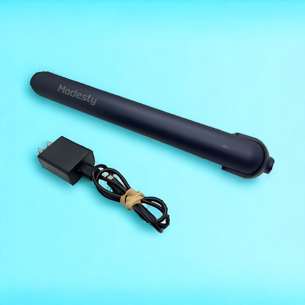 MODESTY 2-in-1 Cordless Hair Straightener and Curler, Cordless Travel Flat Ir...
